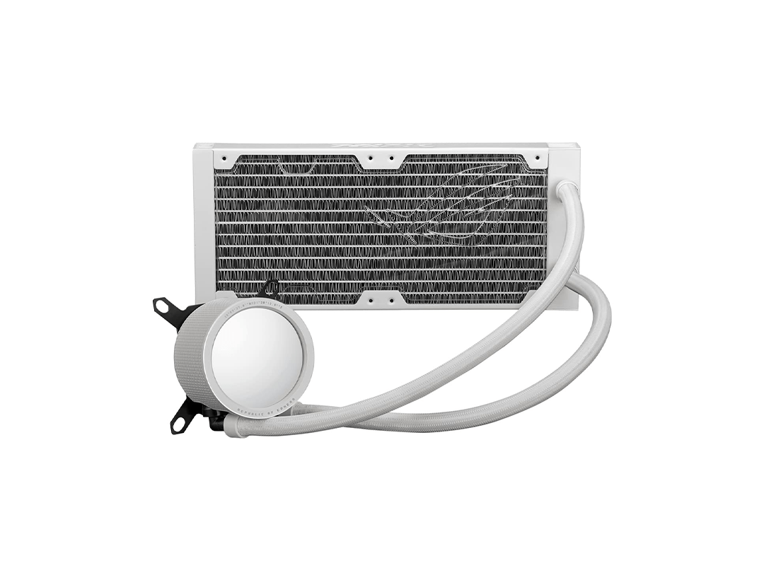 Asus ROG Ryuo III 240 ARGB 240mm Liquid CPU Cooler White Edition in Qatar Asus ROG Ryuo III 240 ARGB 240mm Liquid CPU Cooler White Edition in Qatar